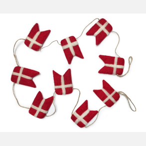  Guirlande med danske flag